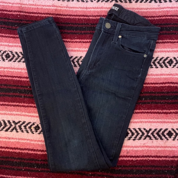 PAIGE Denim - PAIGE Dark Wash Skinny Stretch Jeans Sz 25